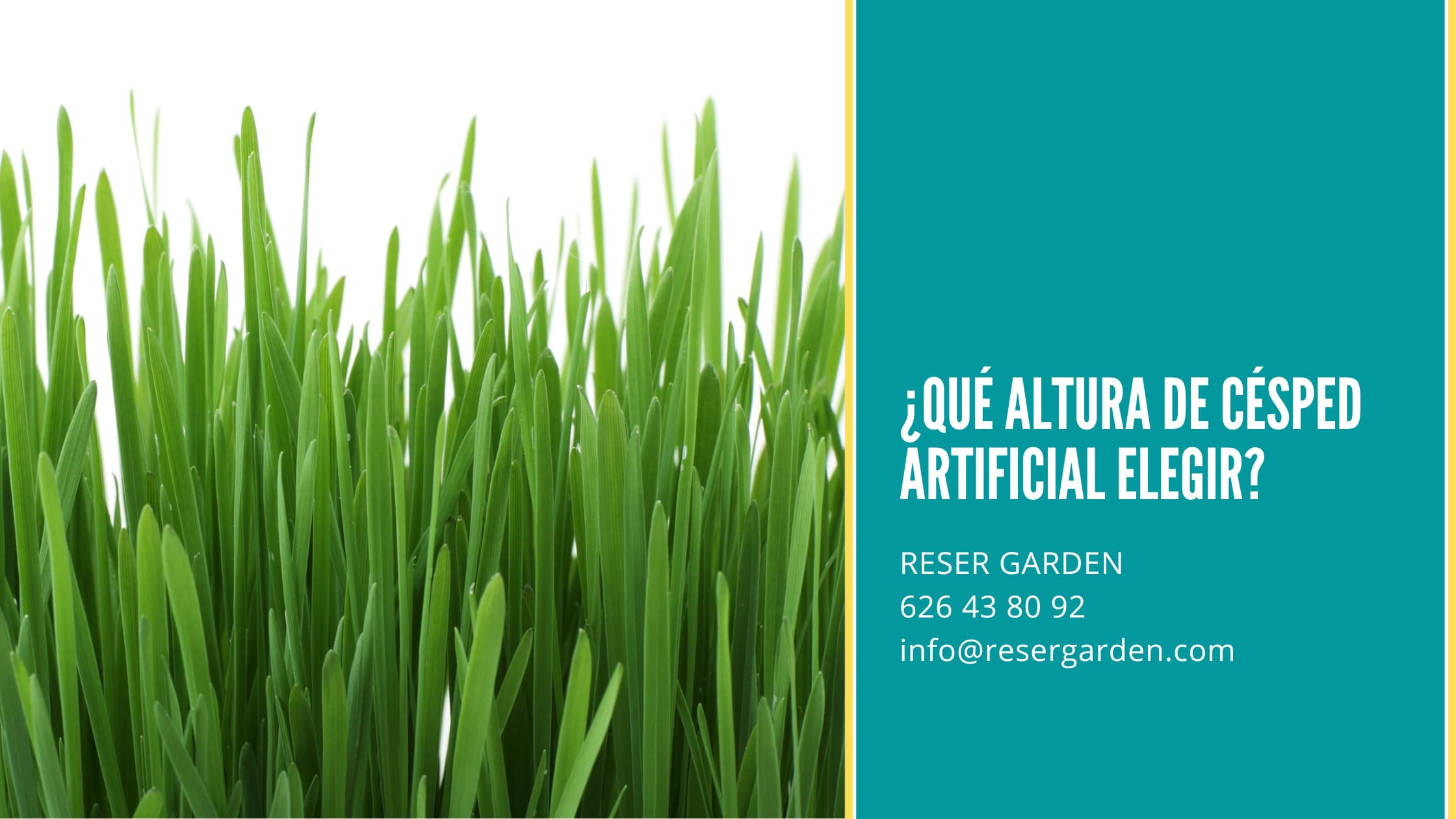 altura césped artificial en Las Rozas